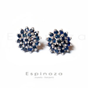 Rosazafiro aretes